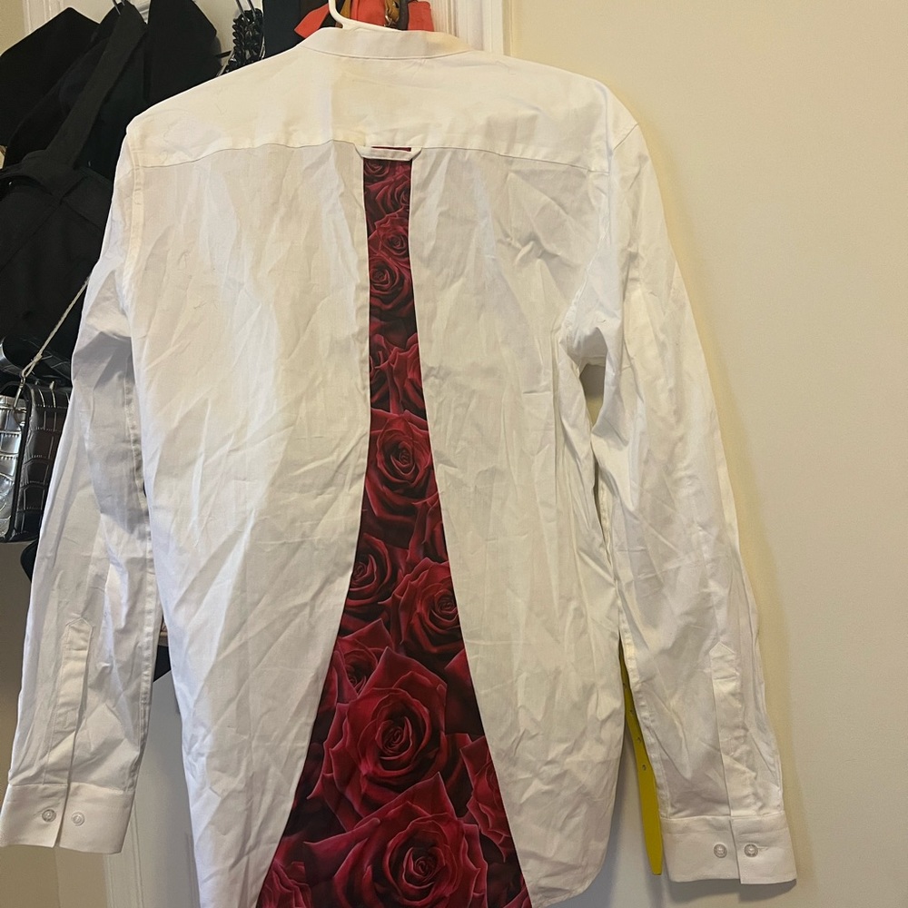 Special occasion white button down